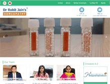 Tablet Screenshot of homeopathydoctordelhi.com